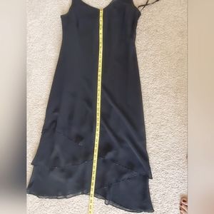 Black vintage Evan Piccone chiffon dress